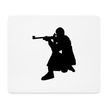 sniper - Mouse Pad (horizontal) - white - Front