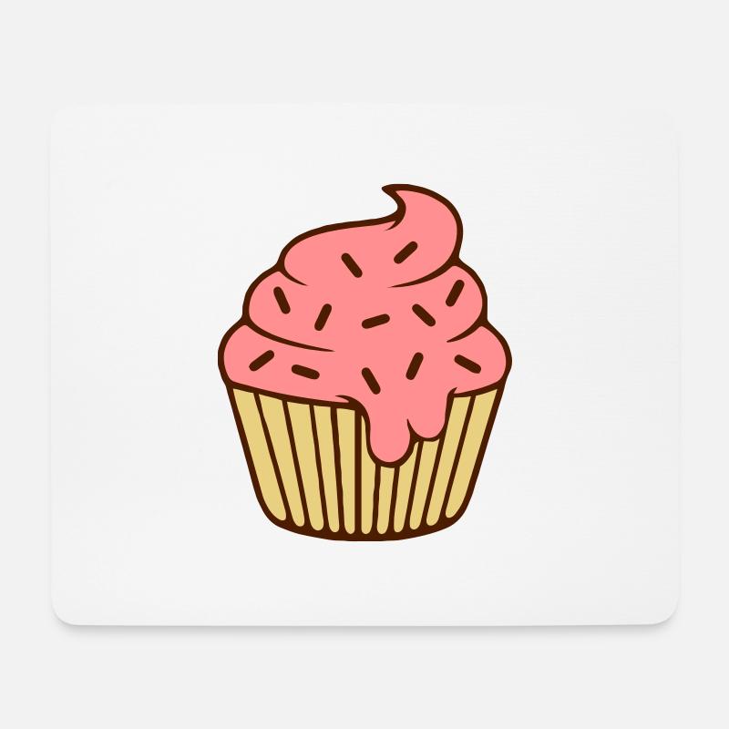 Cupcake - Mouse Pad (horizontal) - white