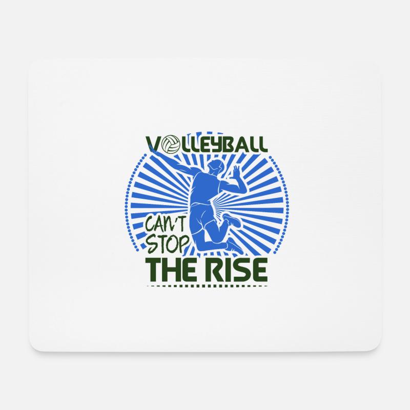 VOLLEYBALL - Mouse Pad (horizontal) - white