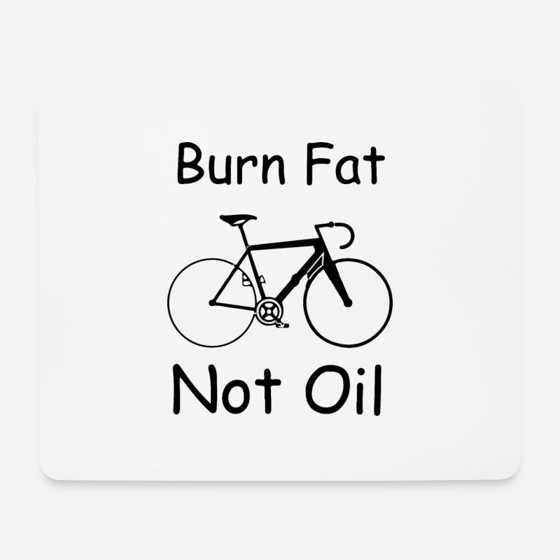 Cyclisme - Tapis de souris (format paysage) - blanc