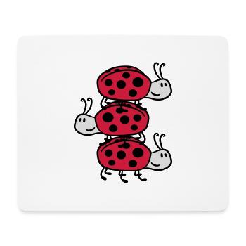 Ladybird Tower - Mouse Pad (horizontal) - white - Front