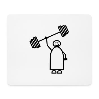 Strong man, Strong woman, Strong Boy, Strong Girl - Mouse Pad (horizontal) - white - Front