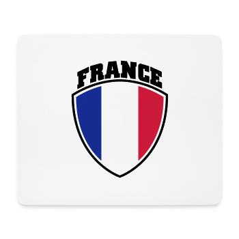 france - Tapis de souris (format paysage) - blanc - Devant
