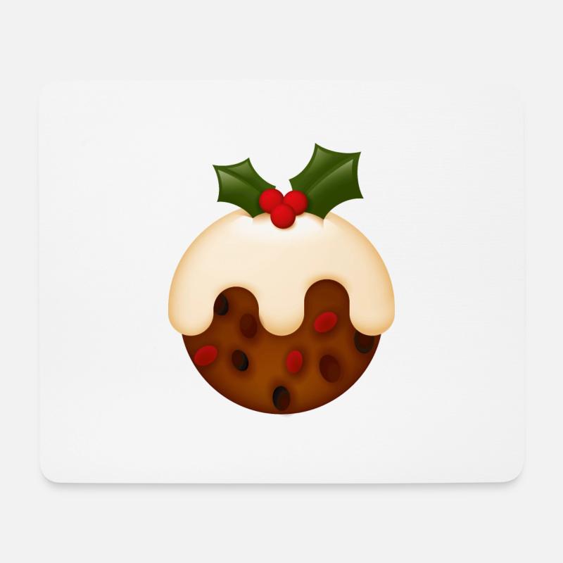 Smiley Christmas Cookie - Mouse Pad (horizontal) - white