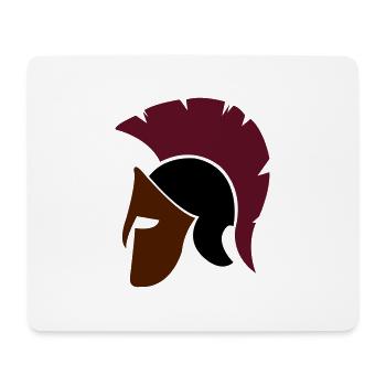 sparta_helm_2 - Mousepad (Querformat) - Weiß - Vorne