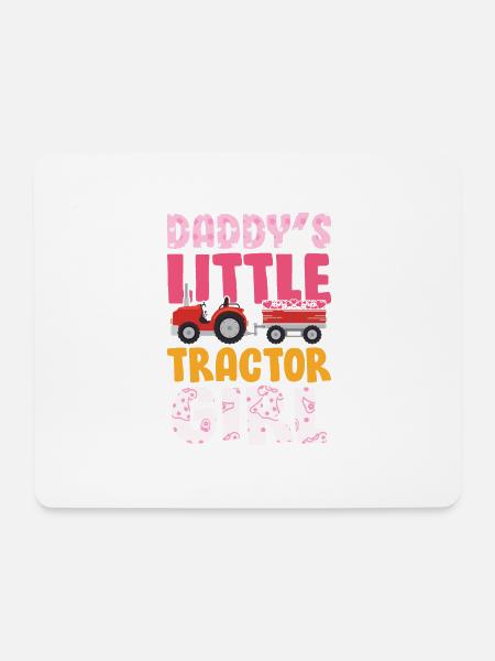 Landwirt Kinder Traktor Geschenk · Traktor Mädchen - Mousepad (Querformat) - Weiß