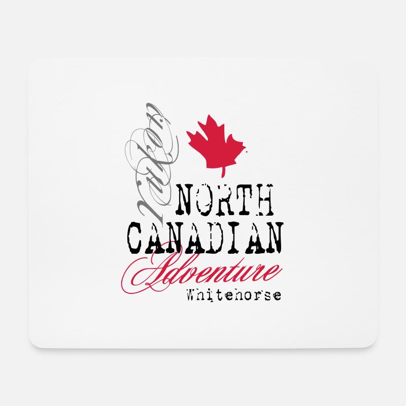 North Canadian Adventure - Mousepad (Querformat) - Weiß