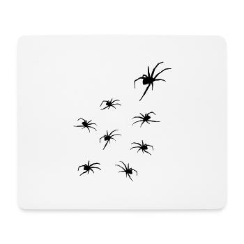 Spiders, Spider Horror - araignées - Tapis de souris (format paysage) - blanc - Devant