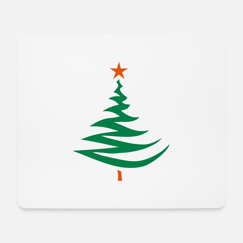tannenbaum design - Mousepad (Querformat) - Weiß