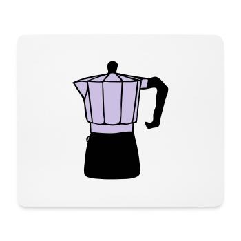 Kaffee - Mousepad (Querformat) - Weiß - Vorne