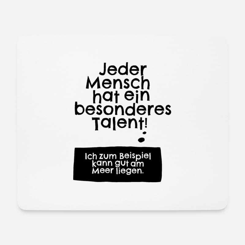 Mallorca all inclusive - Mousepad (Querformat) - Weiß