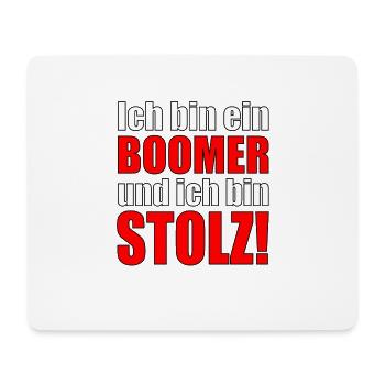 Boomer stolz Baby Boomer Generation - Mousepad (Querformat) - Weiß - Vorne