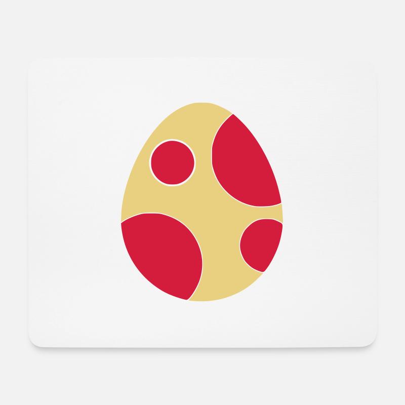 Dinosaurier Ei - Mousepad (Querformat) - Weiß