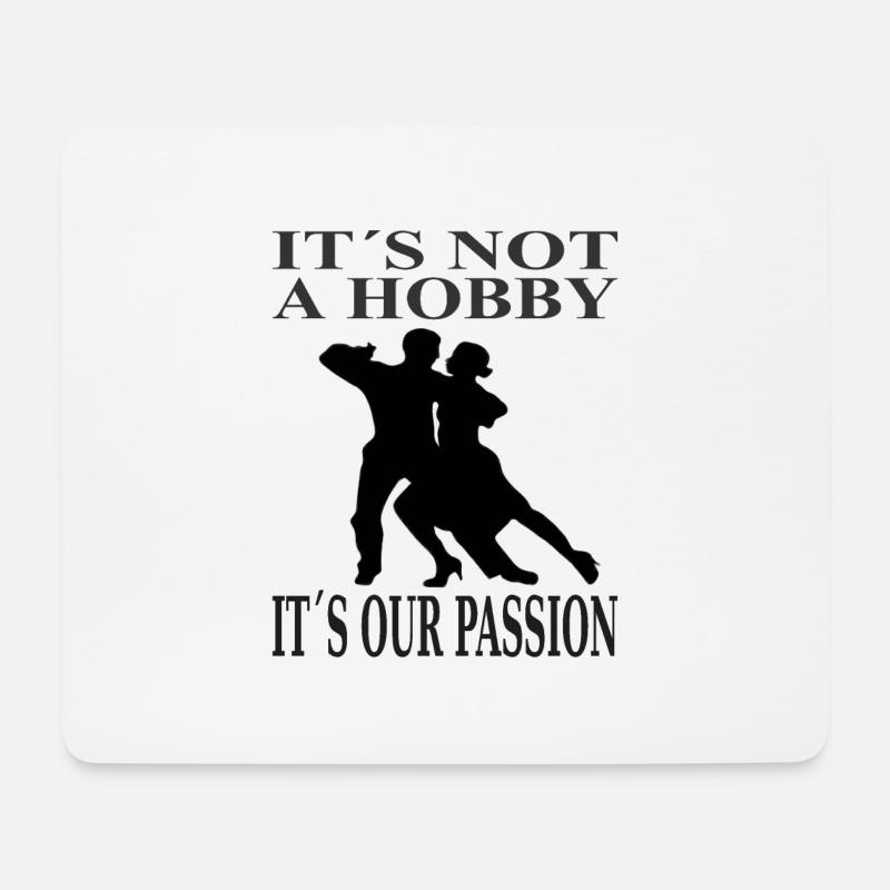 tanzen Tänzer Tänzerin Tanzenspruch Geschenk Tango - Mousepad (Querformat) - Weiß