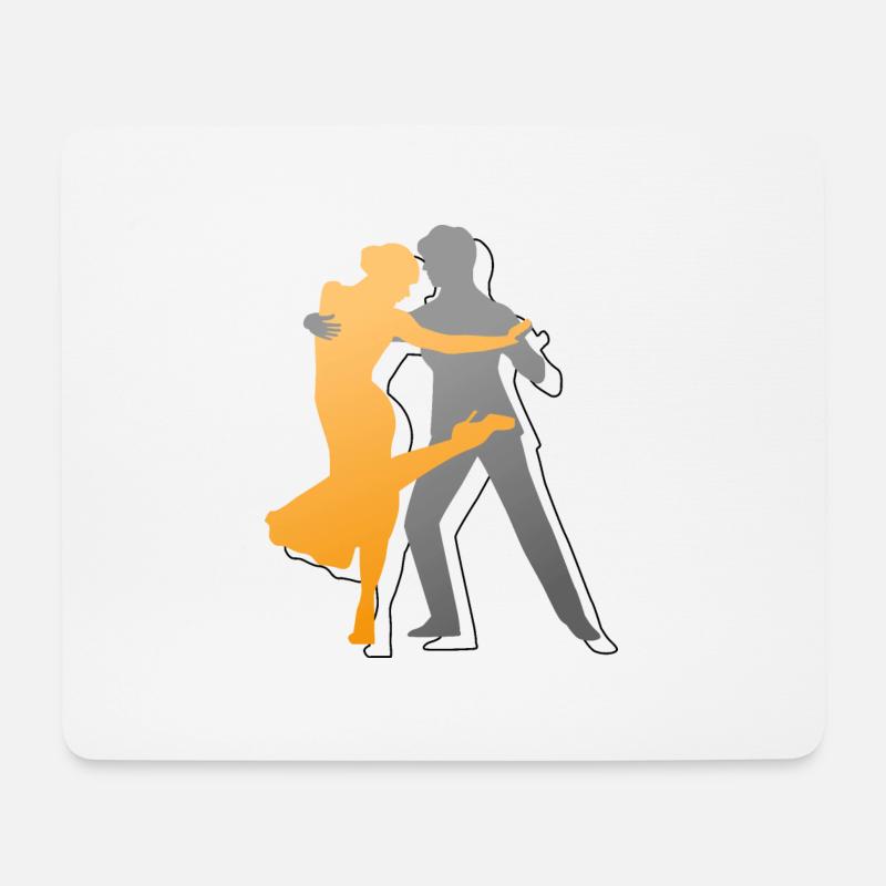 Queer Tango Argentino - Mousepad (Querformat) - Weiß