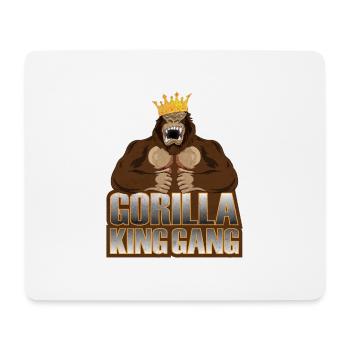 gorilla king gang - Mouse Pad (horizontal) - white - Front