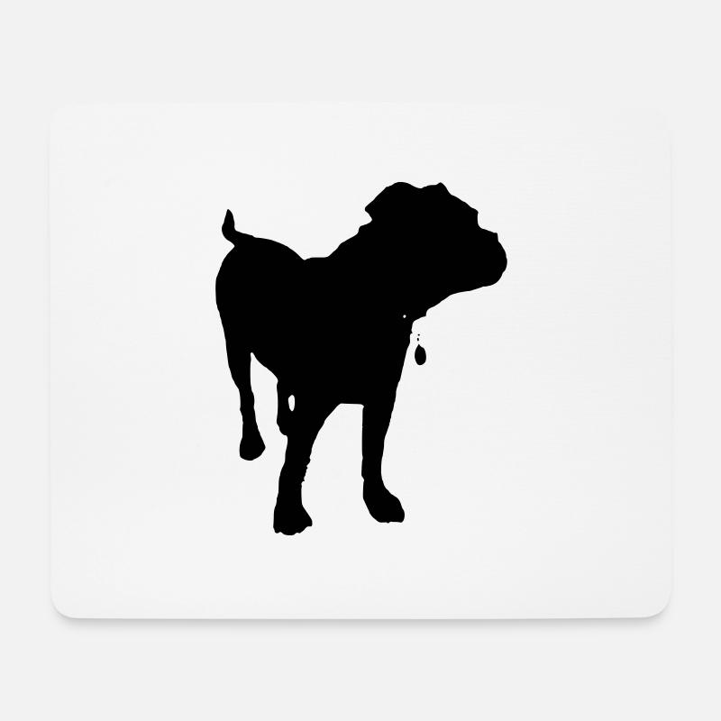 isyheadOEB - Mousepad (Querformat) - Weiß