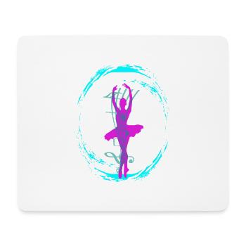 Ballet dancer - Mouse Pad (horizontal) - white - Front