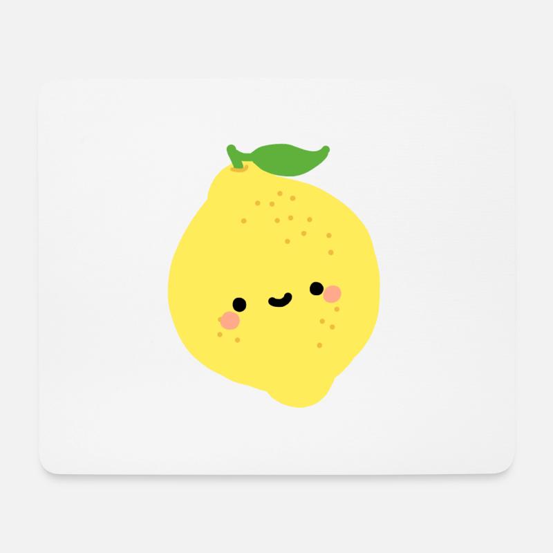 lemon - Mousepad (Querformat) - Weiß
