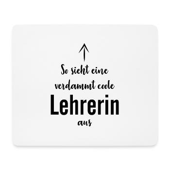 Lehrerin Schule Student - Mousepad (Querformat) - Weiß - Vorne