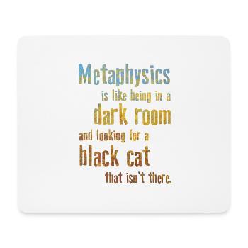 Philosophie des phrases métaphysiques - Tapis de souris (format paysage) - blanc - Devant