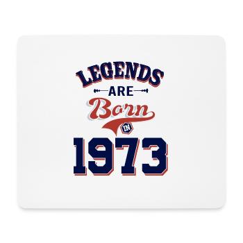 Legends are born in 1973,Born In 1973 Vintage 48th - Tapis de souris (format paysage) - blanc - Devant