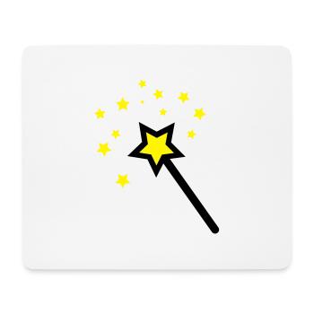 zauberstab - Mousepad (Querformat) - Weiß - Vorne