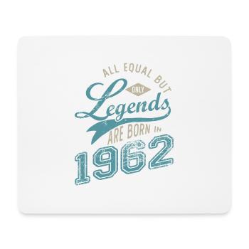 LEGEND ARE BORN IN 1962 Geburtstagsgeschenk 60 Jahre - Mousepad (Querformat) - Weiß - Vorne
