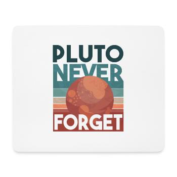Pluto never Forget - Mousepad (Querformat) - Weiß - Vorne