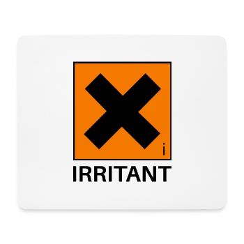 Annoying Warning - Mouse Pad (horizontal) - white - Front