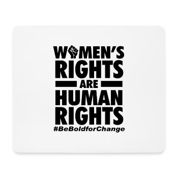 Feminism Symbole - Tapis de souris (format paysage) - blanc - Devant