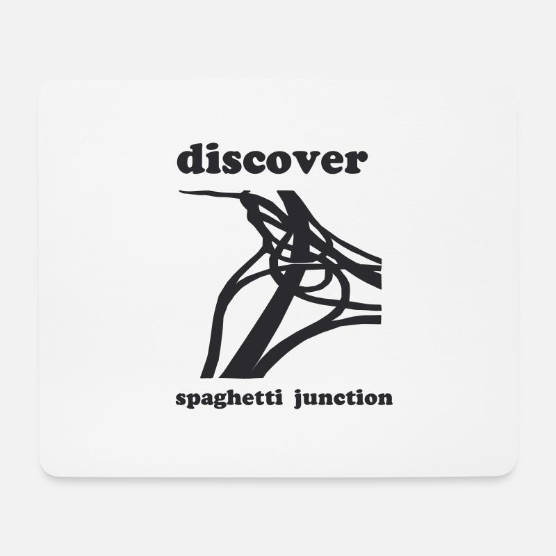 Spaghetti Junction - Mouse Pad (horizontal) - white