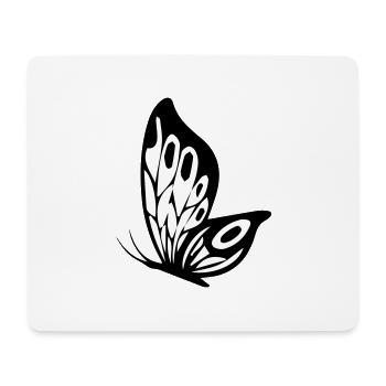 schmetterling - Mousepad (Querformat) - Weiß - Vorne