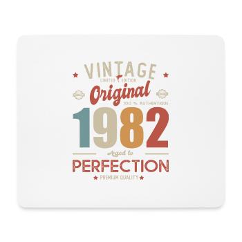 vintage Born in 1982 birthday gift 40 years - Mouse Pad (horizontal) - white - Front