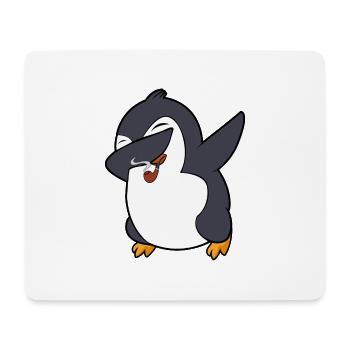 dab dabbing pingouin pipe fumeur licorne accessoires - Tapis de souris (format paysage) - blanc - Devant