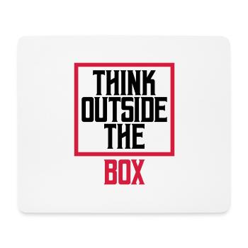 Logo Think outside - Mouse Pad (horizontal) - white - Front