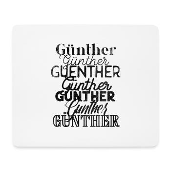 GÜNTHER - Mouse Pad (horizontal) - white - Front