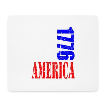 America 1776 - Mousepad (Querformat) - Weiß - Vorne