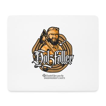 Holzfäller - Mousepad (Querformat) - Weiß - Vorne