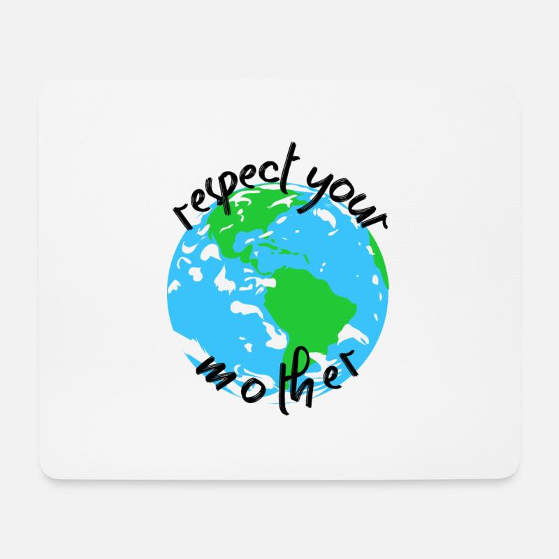 Naturschutz Klima Naturschützer Meer - Mousepad (Querformat) - Weiß