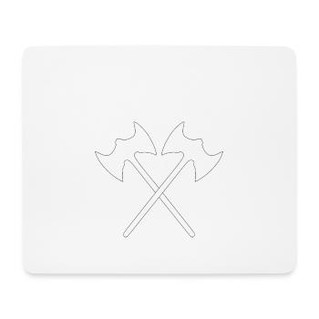 Wikinger-Zitat - Mousepad (Querformat) - Weiß - Vorne