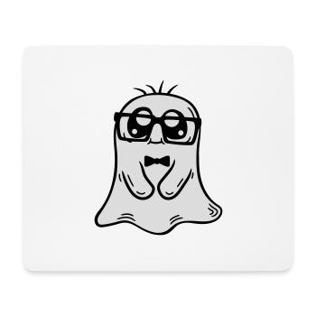Little Nerd Ghost Comic - Mouse Pad (horizontal) - white - Front