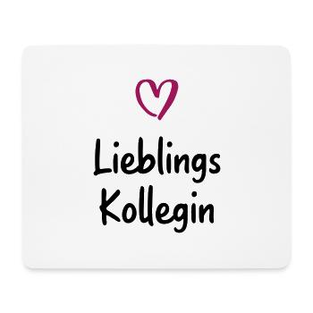 Lieblingskollegin - Mousepad (Querformat) - Weiß - Vorne