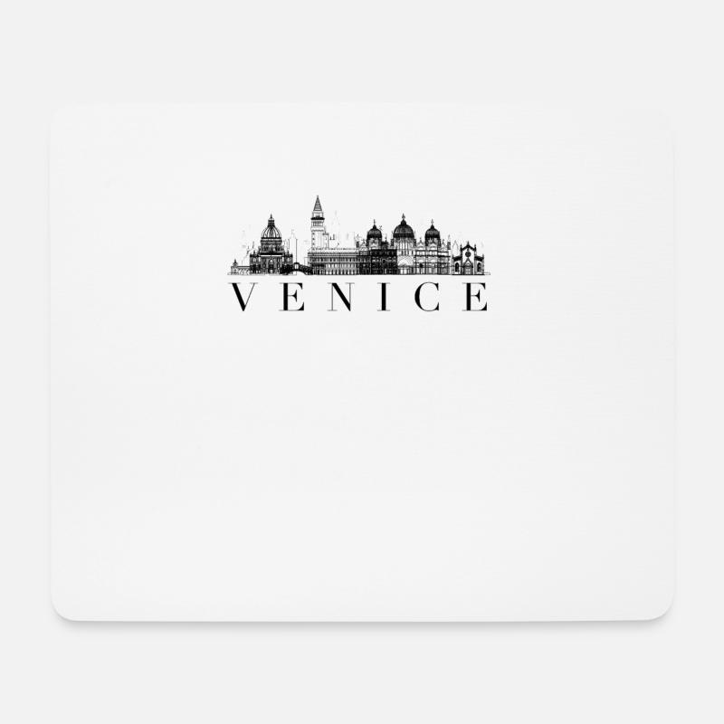 Venedig - Mousepad (Querformat) - Weiß
