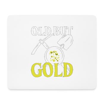 Goldsucher sondeln Goldwaschen Geschenk - Mousepad (Querformat) - Weiß - Vorne