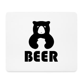 Bier Wein Whiskey Schnaps Alkohol - Mousepad (Querformat) - Weiß - Vorne