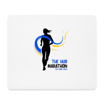Marathon 17. April 2023 im Hub of the Universe - Mousepad (Querformat) - Weiß - Vorne