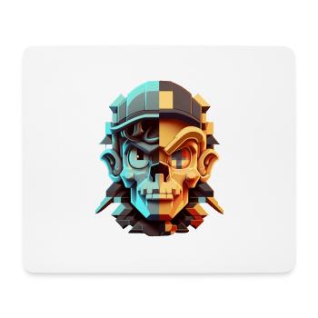 Dude 8bit Pixelart - Mouse Pad (horizontal) - white - Front