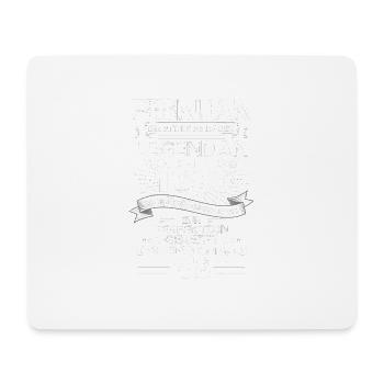 43. Geburtstag März Jahrgang 1980 Geschenkidee - Mousepad (Querformat) - Weiß - Vorne