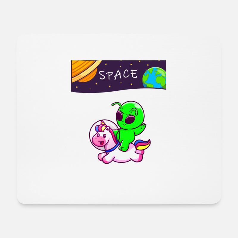 Space - Mouse Pad (horizontal) - white